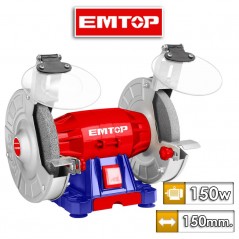 Amoladora de Banco - 150mm / 6" - 150W - EMTOP - EBGR61501