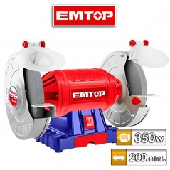 Amoladora de Banco - 200mm / 8" - 350W - EMTOP - EBGR83501