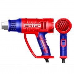 Pistola de Calor - 2000W - 550°C - EMTOP - EHGN20078