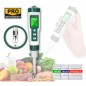 Medidor de Ph Digital Phmetro para Alimentos con punta de cuchilla de acero inoxidable - Pro Instruments - YY-1030