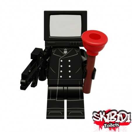 Mini Figura TV Man - Juego de Construccion de Skibidi Toilets - Blocks Mania