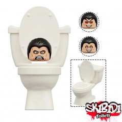 Mini Figura Skibidi Toilet - Juego de Construccion de Skibidi Toilets - Blocks Mania
