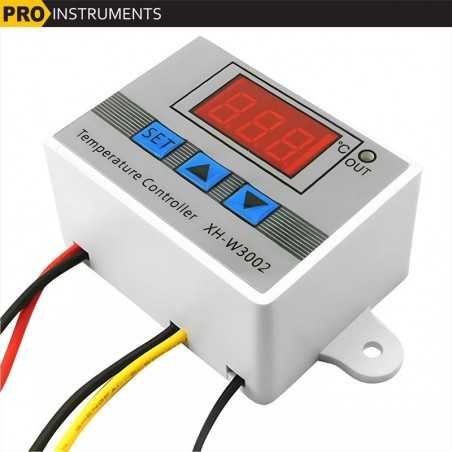 Termostato Controlador de Temperatura 220V con Sonda Incluida - Pro Instruments - XH-W3002