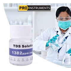 Solucion Buffer para Calibracion de TDS - Solidos Disueltos - 25 ml - 1382 ppm - Pro Instruments