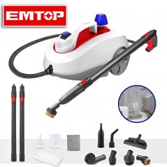 Limpiador a vapor 1800W con Accesorios - Emtop - EMSC1515