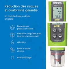 Medidor de Ph Digital Phmetro - Oakton - EcoTestr pH 2+ - 0,00 - 14,00 pH