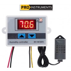 Higrostato Controlador de Humedad 220V con Sonda Incluida - Pro Instruments - XH-W3005