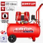 Compresor de Aire Libre de Aceite - 50 L - 116 PSI - 1,6 Hp - Emtop - EACPS16502