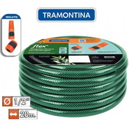 Manguera para Riego - Flex 1/2" - 20 m - Tramontina - Verde - 79172/200