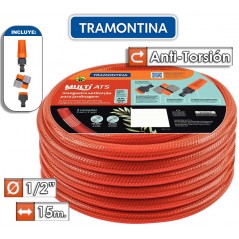 Manguera para Riego - Super Flex Antitorsion 1/2" - 30 m - Tramontina - Naranja - 79248/303