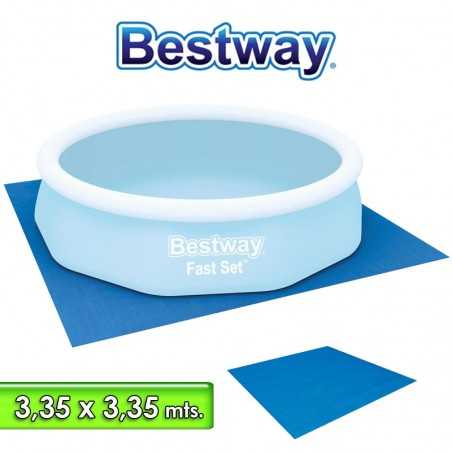 Lona Protectora para Piscinas - 3,35 x 3,35 m - Bestway - 58001