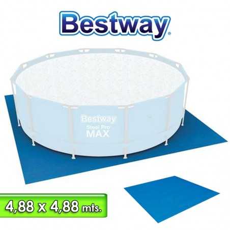 Lona Protectora para Piscinas - 4,88 x 4,88 m - Bestway - 58003