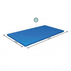 Cobertor para Piscina Rectangular - 3,04 x 2,05 m - Bestway - 58106