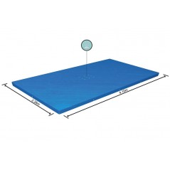 Cobertor para Piscina Rectangular - 4,10 x 2,26 m - Bestway - 58107