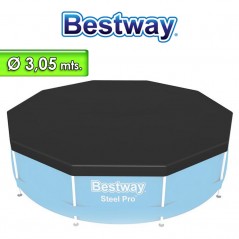 Cobertor para Piscina Redonda - Decagonal - Ø 3,05 m - Bestway - 58036