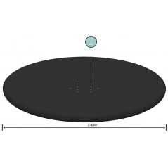 Cobertor para Piscina Redonda - Ø 2,40 m - Bestway - 58032