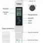 Medidor Digital de Agua 3 en 1 - TDS / EC / Temperatura - Pro Instruments - Conductividad / Solidos Disueltos / Temperatura