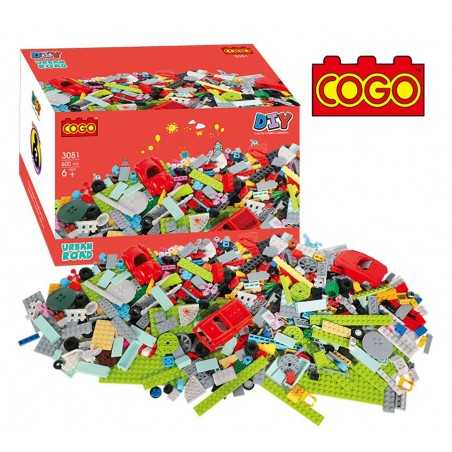 Kit de Bloques Clasicos - Juego de Construcción - Cogo Blocks - 600 piezas