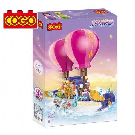 Crucero Mágico de Princesas - Juego de Construcción - Cogo Blocks - 358 piezas