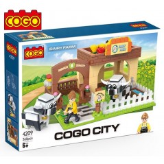 Granja Lechera - Juego de Construcción - Cogo Blocks - 360 piezas