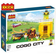 Granja Apicola - Juego de Construcción - Cogo Blocks - 468 piezas