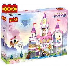 Castillo de Princesas - Juego de Construcción - Cogo Blocks - 516 piezas