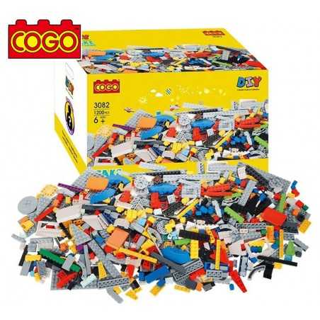 Kit de Bloques Clasicos - Juego de Construcción - Cogo Blocks - 1200 piezas