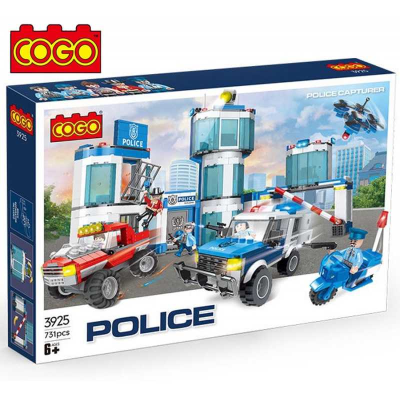 Estacion de Policias - Juego de Construcción - Cogo Blocks - 731 piezas