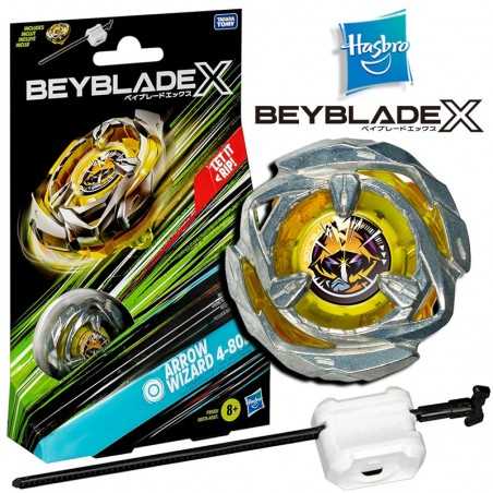 Beyblade X - Arrow Wizard 4-80B - Hasbro - Kit inicial