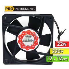 Ventilador para Incubadora de Huevos 12 x 12 cm - 22 Watts - 220V - Pro Instruments