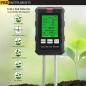 Medidor Digital de suelo 6 en 1 - Pro Instruments - Fertilidad, Humedad, pH, Temperatura, Luminosidad del suelo