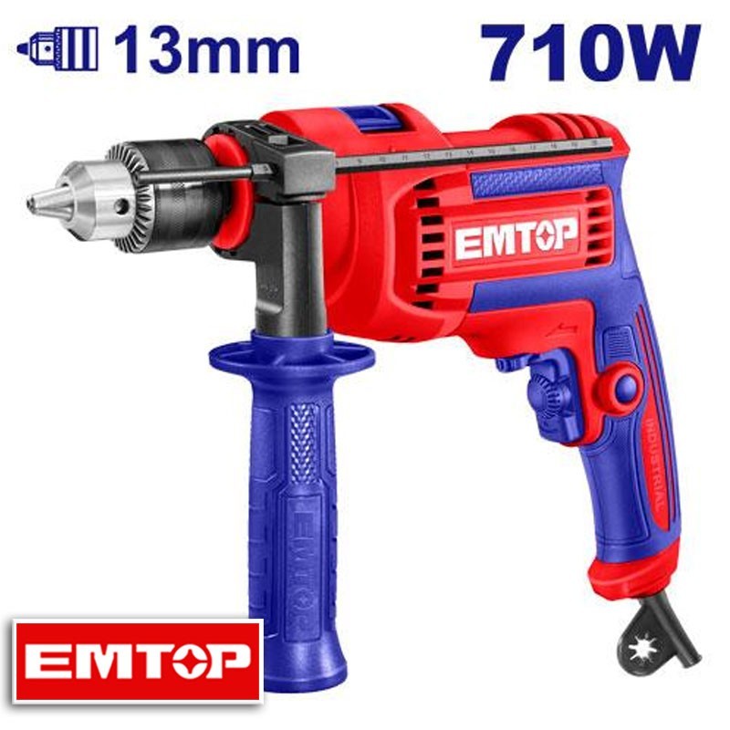 Taladro Percutor - 13mm - 710W - EMTOP - EMDL0716