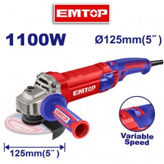 Amoladora Angular - 125mm / 5" - 1100W - EMTOP - EAGRS11053