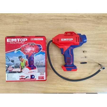 Compresor de aire a Batería - Inflador a Batería - 150psi 20V  - Emtop - ELAC2018 - Sin Bateria