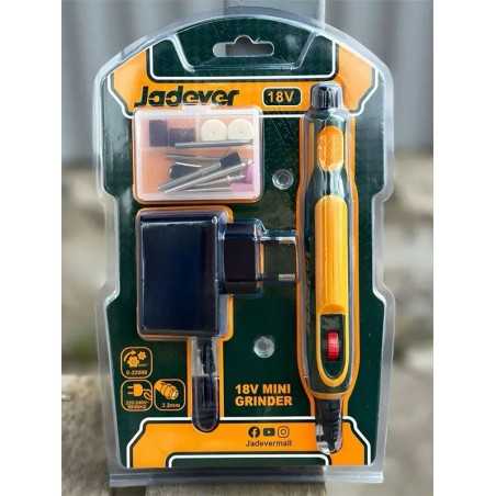 Mini Torno 18V con 12 Accesorios - JADEVER - JDRY16180