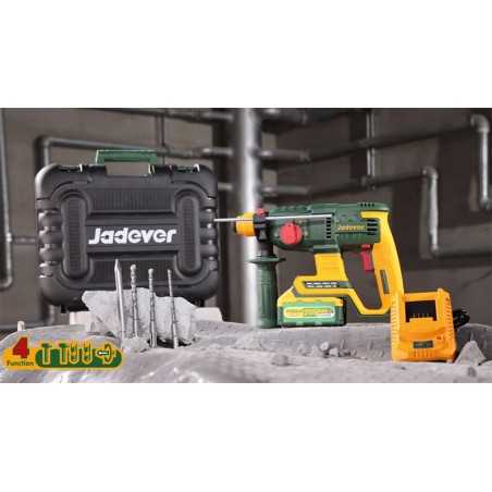 Rotomartillo a Bateria 20V - 2,0 J - JADEVER - JDLM1522 - Incluye Bateria Y Cargador