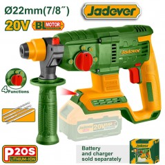 Rotomartillo a Bateria 20V - 2,0 J - JADEVER - JDLM15220 - Sin Bateria
