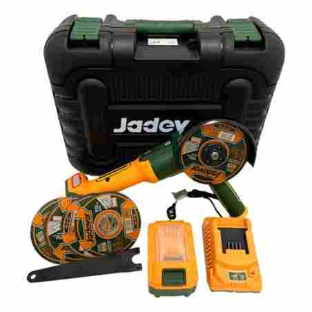 Amoladora Angular a Bateria 20V - 115mm / 4,5" - JADEVER - JDLAP522 - Incluye Bateria y Cargador