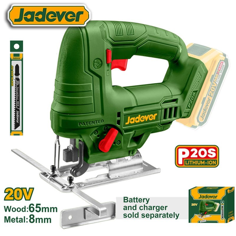 Sierra Caladora a Bateria 20V - JADEVER - JDLS1565 - Sin Bateria
