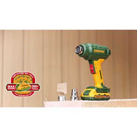 Pistola de Calor a Bateria 20V - 550°C - JADEVER - JDKH1501 - Sin Bateria
