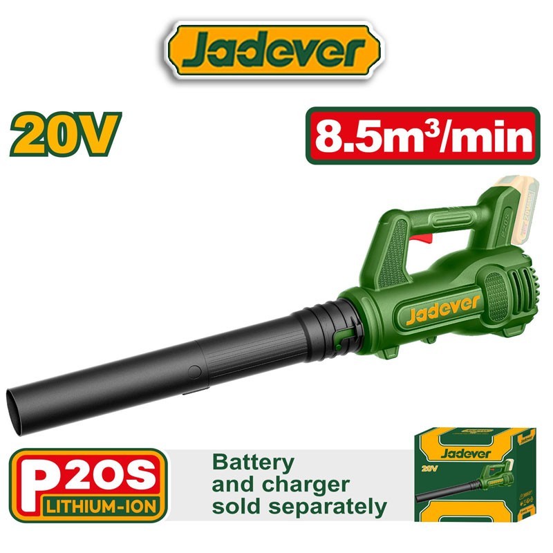 Soplador de hojas a Bateria - 20V - JADEVER - JDBLP520 - Sin Bateria