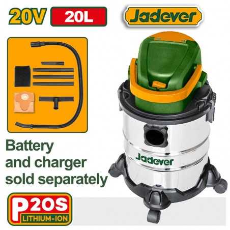 Aspiradora a Batería 20V - 20L - JADEVER - JDQV1A20 - Sin bateria