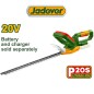 Podadora de Cerca Viva / Cortasetos a Bateria 20V - JADEVER - JDLYP540 - Sin Bateria