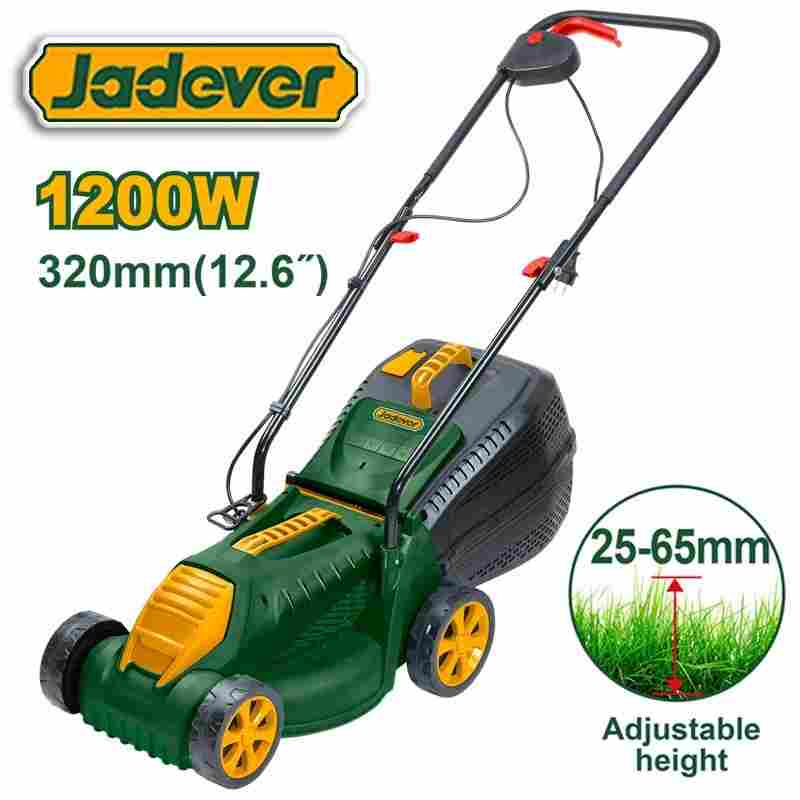 Corta Pasto Motor Electrico 1200 W - JADEVER - Chasis Plastico - JDEN3201