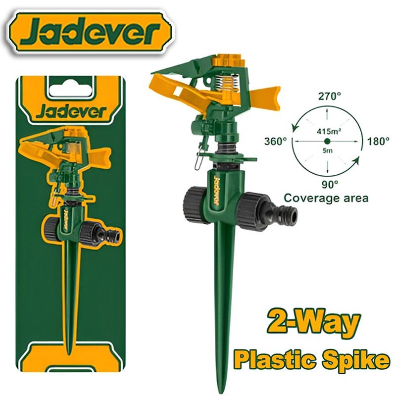 Aspersor Sectorial de Impulso para Acoplamiento Rápido - JADEVER - JDNE3E34 - Plastico