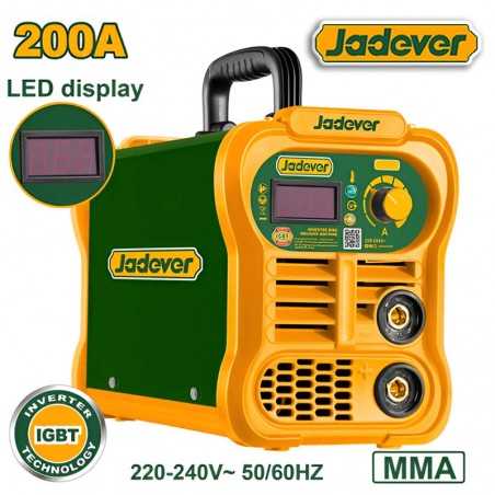 Soldador Inverter MMA - 200A - JADEVER - JDWD32001