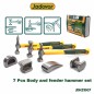 Juego De Martillos Chapista - JADEVER - JDHZ1D07