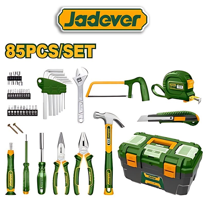 Kit de herramientas de 85 piezas con caja de herramientas - JADEVER - JDHS3B85