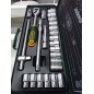 Juego de Llave Criquet y Dados Hexagonales - 24 piezas - 10 a 32 mm - JADEVER - JDST2L24