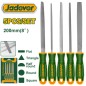 Juego de Limas para metal 8" - 5 piezas - JADEVER - JDSF2405